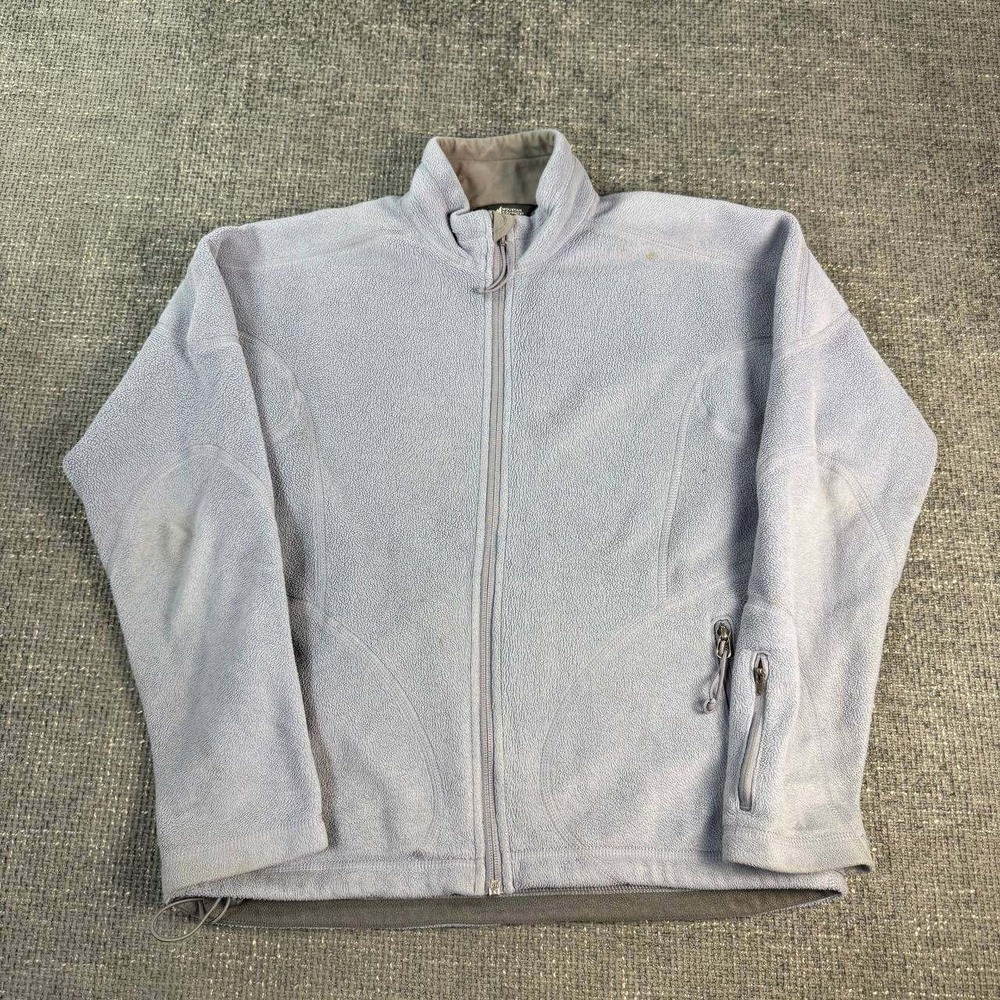 MEC Mountain Equipment Co-op Fleece Jacket Women M Lavender Full Zip Gorpcore